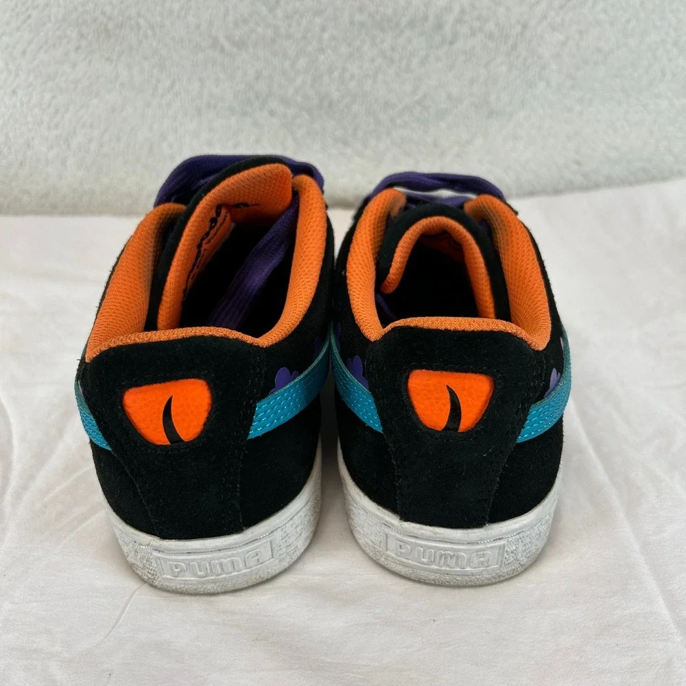 Puma Suede Rugrats JR Black‎ Caribbean Sea Nickelodeon Shoes Size 6Y